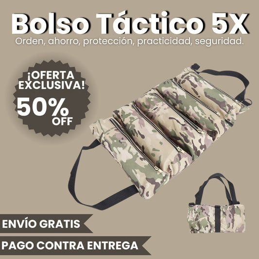 Bolso Táctico 5X – Organizador Enrrollable Premium