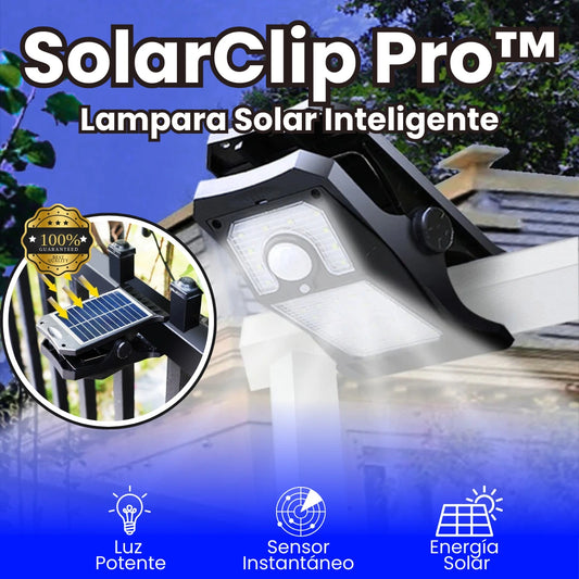 SolarClip Pro™ Lampara Solar Inteligente