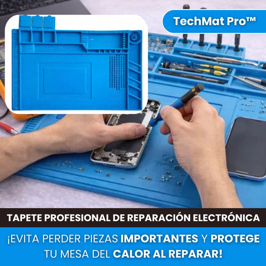 TechMat Pro™ - Tapete Antiestatico para Reparacion Electrica