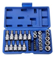 TorqueFix™ - Juego De Copas Y Puntas Torx 34